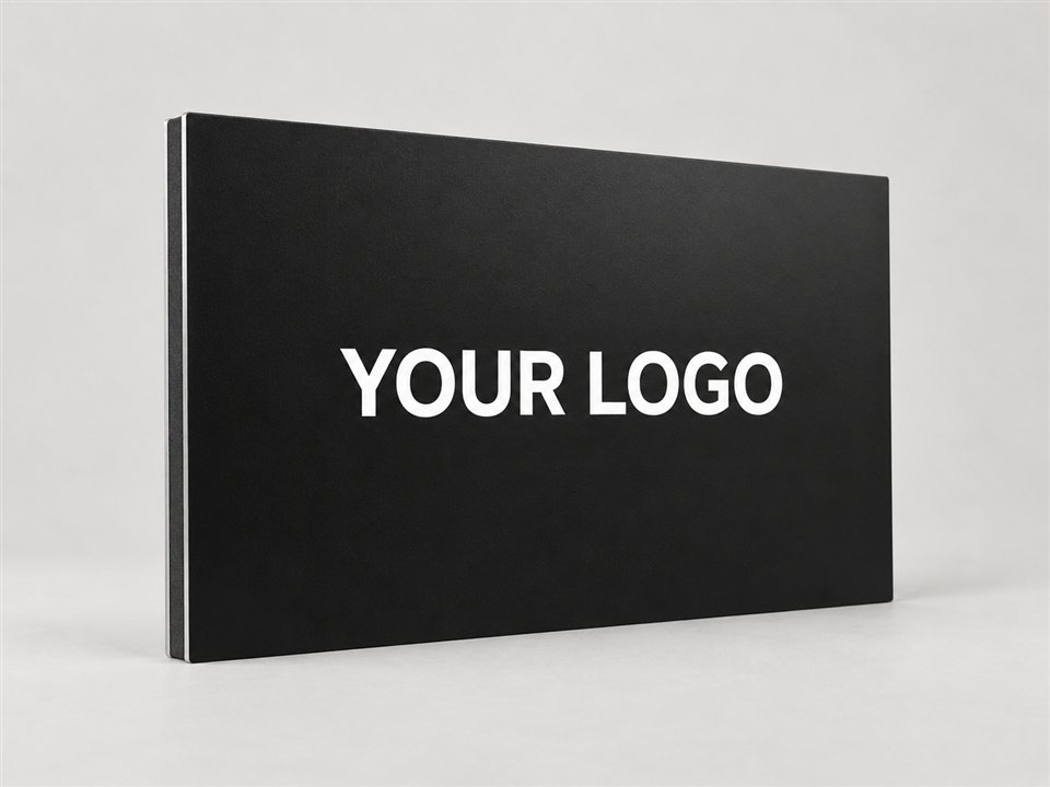 Branded ACM/Dibond sign with a full logo placeholder