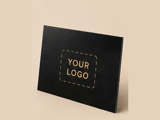 Branded Correx sign with a full logo placeholder